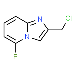 ChemSpider 2D Image | 2-(Chloromethyl)-5-fluoroimidazo[1,2-a]pyridine | C8H6ClFN2