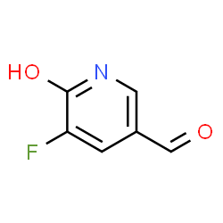 ChemSpider 2D Image | 5-Fluoro-6-hydroxynicotinaldehyde | C6H4FNO2