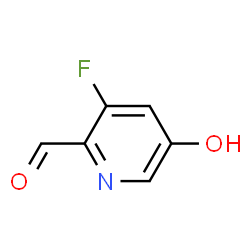 ChemSpider 2D Image | 3-Fluoro-5-hydroxy-2-pyridinecarbaldehyde | C6H4FNO2