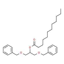 ChemSpider 2D Image | 1,3-Di-O-benzyl-2-O-lauroylglycerol | C29H42O4