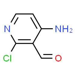 ChemSpider 2D Image | 4-Amino-2-chloronicotinaldehyde | C6H5ClN2O