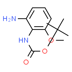 ChemSpider 2D Image | tert-Butyl (2-amino-6-methoxyphenyl)carbamate | C12H18N2O3