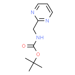 ChemSpider 2D Image | 2-(Boc-aminomethyl)pyrimidine | C10H15N3O2