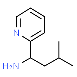 ChemSpider 2D Image | 3-Methyl-1-(2-pyridinyl)-1-butanamine | C10H16N2