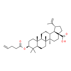 ChemSpider 2D Image | (3beta)-3-(4-Pentenoyloxy)lup-20(29)-en-28-oic acid | C35H54O4