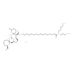 ChemSpider 2D Image | ptilomycalin A | C45H83ClN6O5