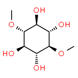 ChemSpider 2D Image | (1R,2R,3r,4S,5S,6r)-3,6-Dimethoxy-1,2,4,5-cyclohexanetetrol | C8H16O6