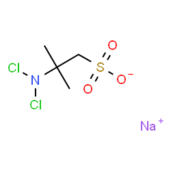 ChemSpider 2D Image | AURICLOSENE MONOSODIUM | C4H8Cl2NNaO3S