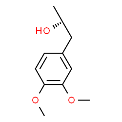 ChemSpider 2D Image | (R)-1-(3,4-Dimethoxyphenyl)-2-propanol | C11H16O3