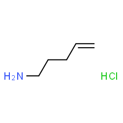 ChemSpider 2D Image | PENT-4-ENYLAMINE HYDROCHLORIDE | C5H12ClN