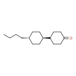 ChemSpider 2D Image | 4-(4-butylcyclohexyl) cyclohexanone | C16H28O