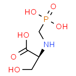 ChemSpider 2D Image | N-(Phosphonomethyl)-L-serine | C4H10NO6P