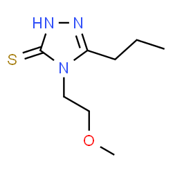ChemSpider 2D Image | 4-(2-Methoxyethyl)-5-propyl-2,4-dihydro-3H-1,2,4-triazole-3-thione | C8H15N3OS