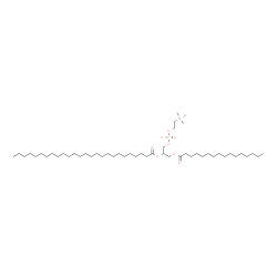 ChemSpider 2D Image | 2-(Hexacosanoyloxy)-3-(palmitoyloxy)propyl 2-(trimethylammonio)ethyl phosphate | C50H100NO8P