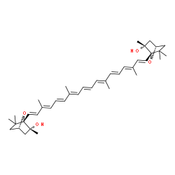 ChemSpider 2D Image | (3S,3'S,5R,5'R,6S,6'S)-5,5',6,6'-Tetrahydro-3,6:3',6'-diepoxy-beta,beta-carotene-5,5'-diol | C40H56O4