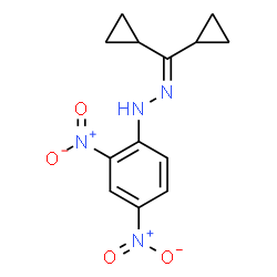 ChemSpider 2D Image | dicyclopropylmethanone (2,4-dinitrophenyl)hydrazone | C13H14N4O4