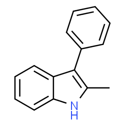 ChemSpider 2D Image | 2-methyl-3-phenylindole | C15H13N