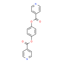 ChemSpider 2D Image | 1,4-Phenylene diisonicotinate | C18H12N2O4