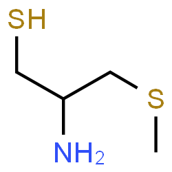 ChemSpider 2D Image | 2-Amino-3-(methylsulfanyl)-1-propanethiol | C4H11NS2