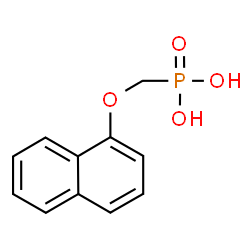 ChemSpider 2D Image | [(1-Naphthyloxy)methyl]phosphonic acid | C11H11O4P