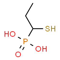 ChemSpider 2D Image | (1-Sulfanylpropyl)phosphonic acid | C3H9O3PS