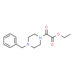 ChemSpider 2D Image | Ethyl (4-benzyl-1-piperazinyl)(oxo)acetate | C15H20N2O3