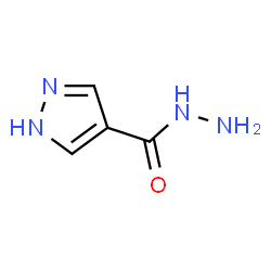 ChemSpider 2D Image | 1H-Pyrazole-4-carbohydrazide | C4H6N4O