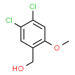 ChemSpider 2D Image | (4,5-Dichloro-2-methoxyphenyl)methanol | C8H8Cl2O2