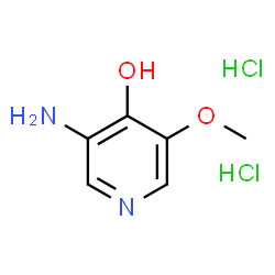 ChemSpider 2D Image | 3-Amino-5-methoxy-4-pyridinol dihydrochloride | C6H10Cl2N2O2