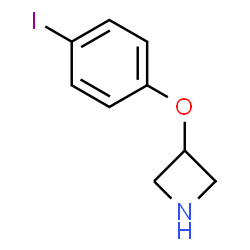 ChemSpider 2D Image | 3-(4-Iodophenoxy)azetidine | C9H10INO