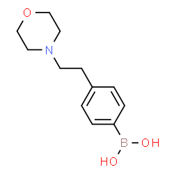 ChemSpider 2D Image | (4-(2-Morpholinoethyl)phenyl)boronic acid | C12H18BNO3