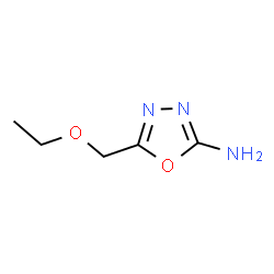 ChemSpider 2D Image | 5-(Ethoxymethyl)-1,3,4-oxadiazol-2-amine | C5H9N3O2