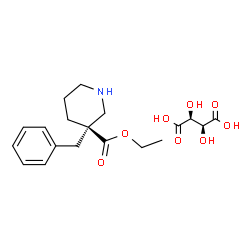 ChemSpider 2D Image | (2S,3S)-2,3-dihydroxybutanedioic acid | C19H27NO8