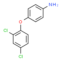 ChemSpider 2D Image | 4-(2,4-Dichlorophenoxy)aniline | C12H9Cl2NO