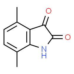 ChemSpider 2D Image | 4,7-dimethylindoline-2,3-dione | C10H9NO2