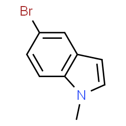 ChemSpider 2D Image | 5-Bromo-1-methylindole | C9H8BrN