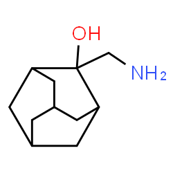 ChemSpider 2D Image | 2-(Aminomethyl)-2-adamantanol | C11H19NO