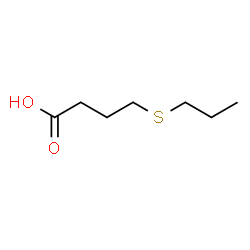ChemSpider 2D Image | 4-(Propylthio)butanoic acid | C7H14O2S