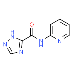 ChemSpider 2D Image | N-(2-Pyridinyl)-1H-1,2,4-triazole-5-carboxamide | C8H7N5O