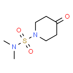 ChemSpider 2D Image | N,N-Dimethyl-4-oxo-1-piperidinesulfonamide | C7H14N2O3S