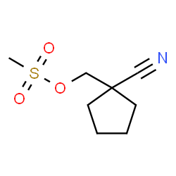 ChemSpider 2D Image | (1-Cyanocyclopentyl)methyl methanesulfonate | C8H13NO3S