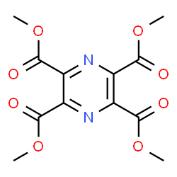 ChemSpider 2D Image | Tetramethyl 2,3,5,6-pyrazinetetracarboxylate | C12H12N2O8