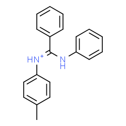 ChemSpider 2D Image | (Z)-Anilino-N-(4-methylphenyl)phenylmethaniminium | C20H19N2