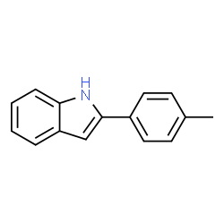 ChemSpider 2D Image | 2-(4-Methylphenyl)-1H-indole | C15H13N