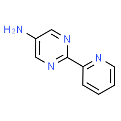 ChemSpider 2D Image | 5-Amino-2-(2-pyridyl)pyrimidine | C9H8N4
