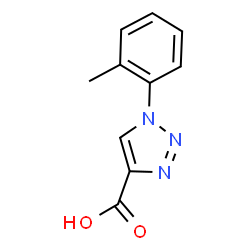 ChemSpider 2D Image | 1-(2-Methylphenyl)-1H-1,2,3-triazole-4-carboxylic acid | C10H9N3O2