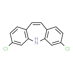ChemSpider 2D Image | 3,7-dichloro-5h-dibenz[b,f]azepine | C14H9Cl2N
