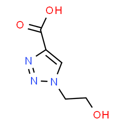 ChemSpider 2D Image | 1-(2-Hydroxyethyl)-1H-1,2,3-triazole-4-carboxylic acid | C5H7N3O3