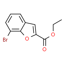 ChemSpider 2D Image | Ethyl 7-bromobenzofuran-2-carboxylate | C11H9BrO3