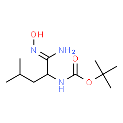 ChemSpider 2D Image | 2-Methyl-2-propanyl [1-(hydroxyamino)-1-imino-4-methyl-2-pentanyl]carbamate | C11H23N3O3
